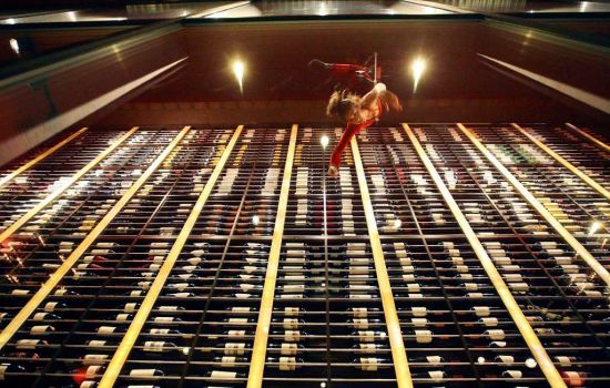 Now THIS is a wine library. {image courtesy of Texas de Brazil}