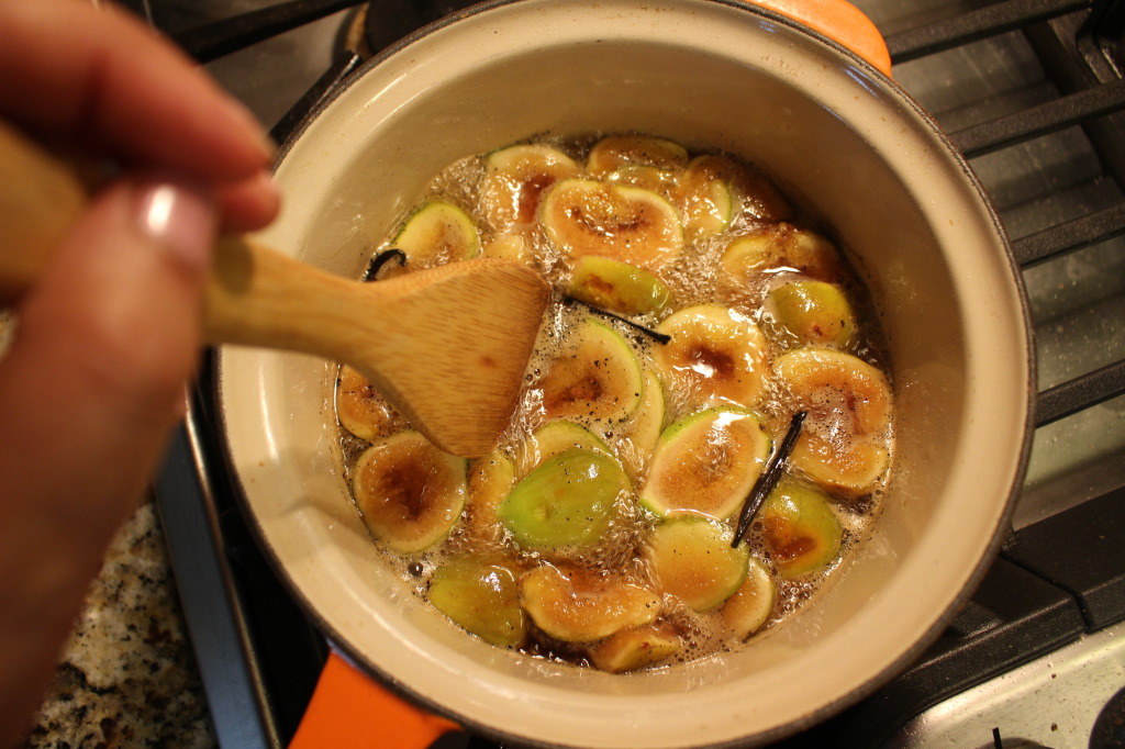 Fig recipe spoon cooking
