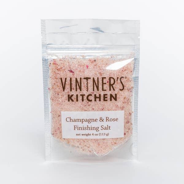 Vintner's Kitchen Champagne and Rose Finishing Salt